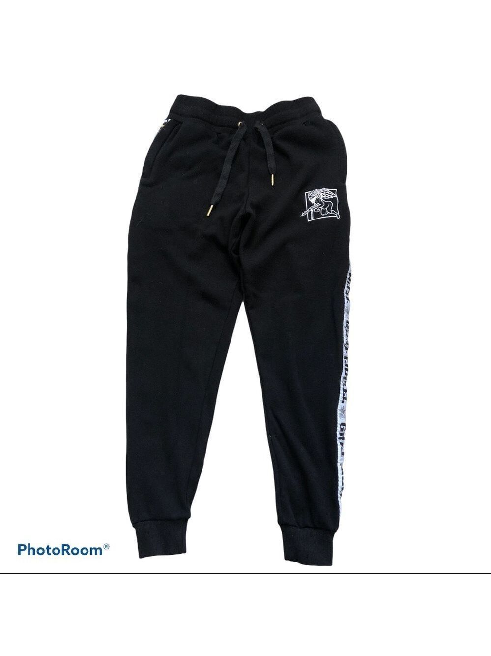 Graf & Wu Letter Tape “Cartel” Joggers Size Small - Picture 2 of 7